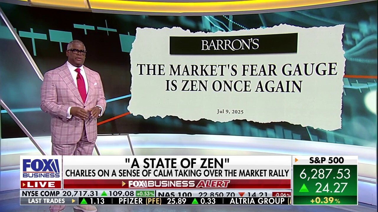 'Making Money' host Charles Payne discusses the sense of calm that seems to be taking over the stock market rally.