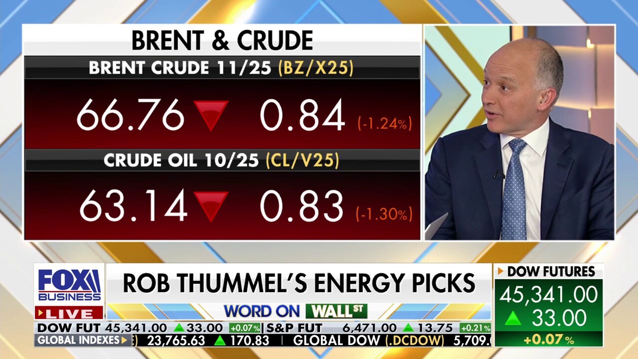 Rob Thummel, Tortoise Capital senior portfolio manager and managing director, analyzes the energy sector on 'Mornings with Maria.'