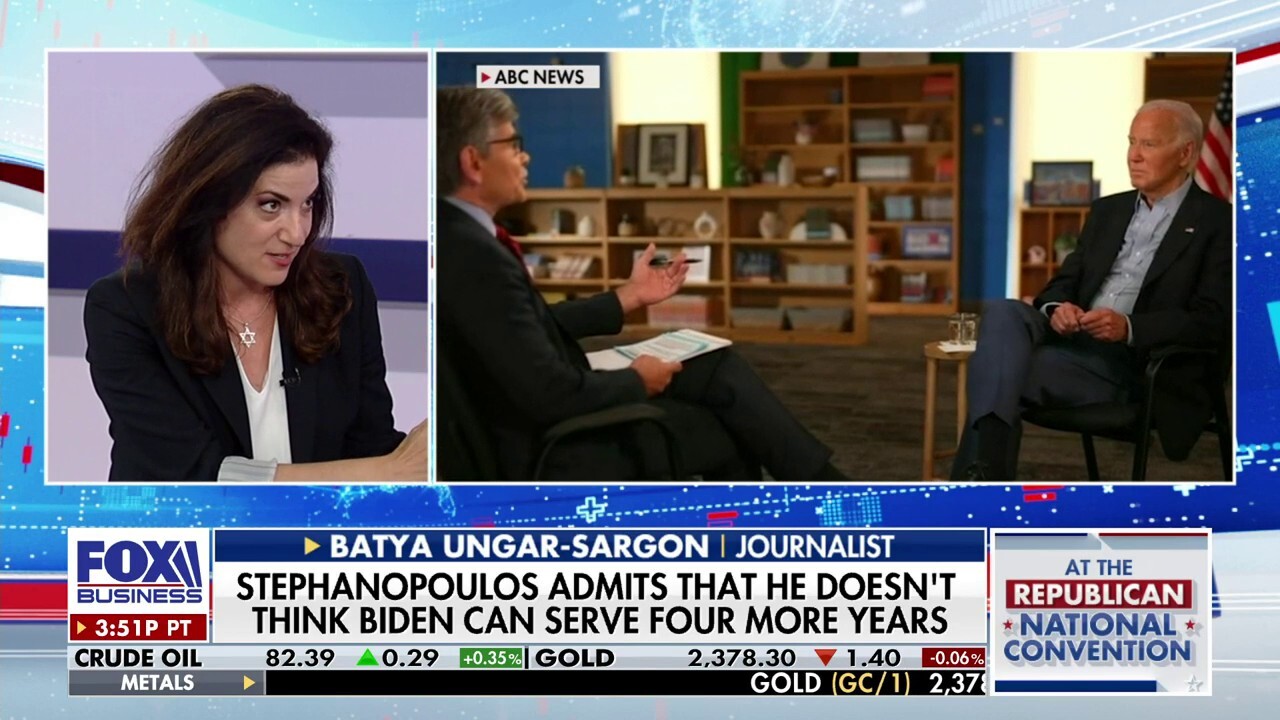 Batya Ungar-Sargon: They've been 'revealed as the liars that they are' as Biden faces calls to drop out