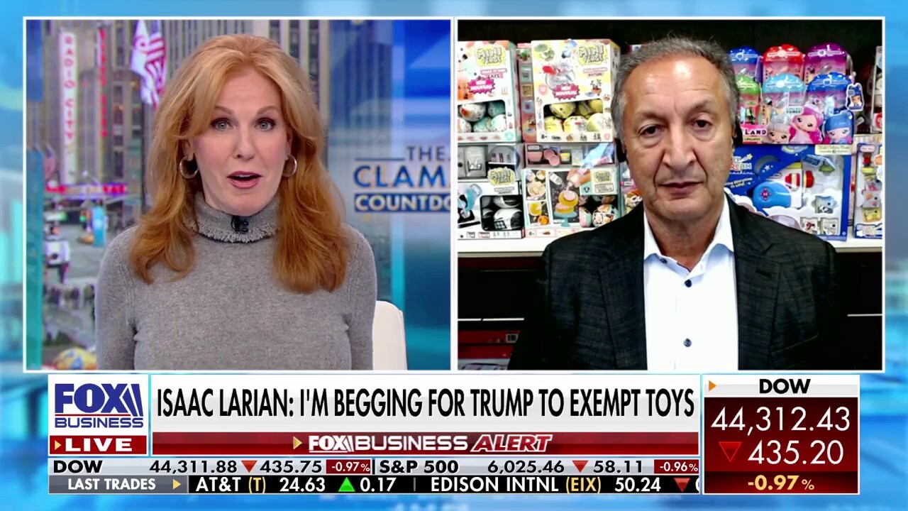 MGA Entertainment CEO Isaac Larian says Donald Trump is a 'great' president while expressing some concerns over tariffs on 'The Claman Countdown.'