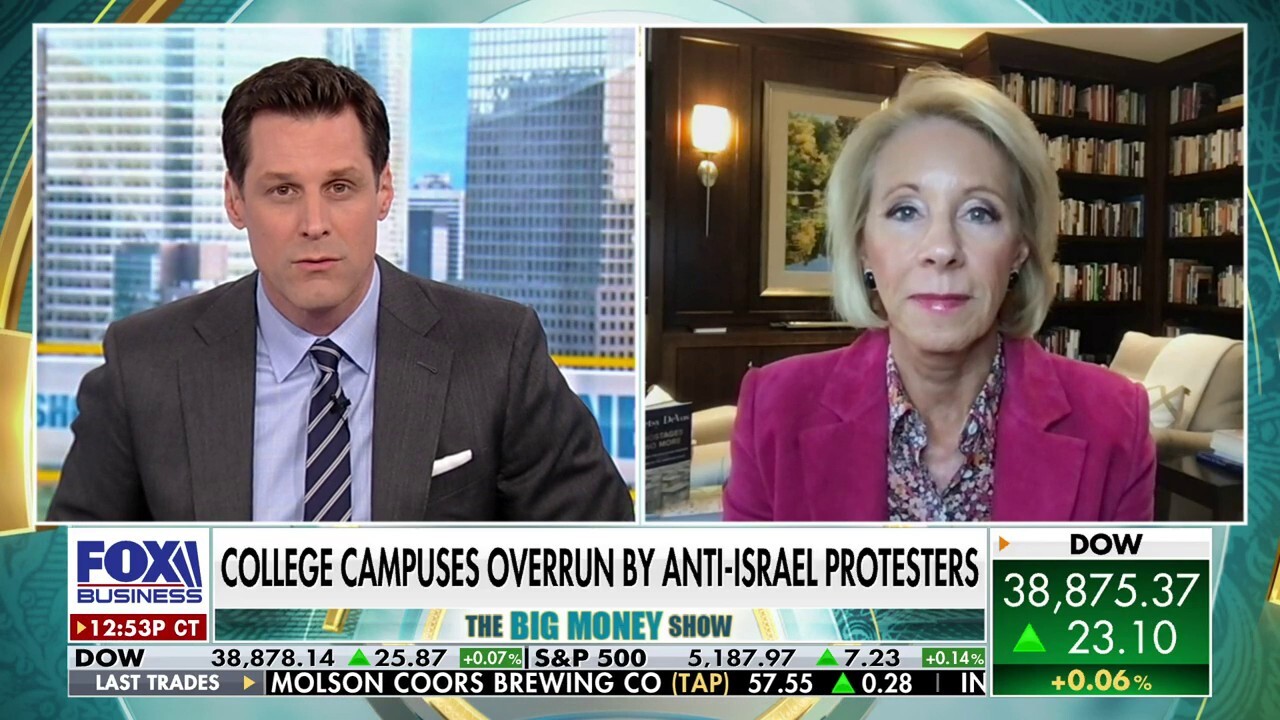 Former U.S. Secretary of Education Betsy DeVos details how the Biden administration should respond to college anti-Israel protests and 'failed' FAFSA applications.