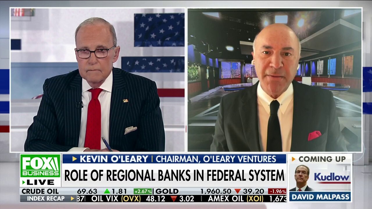  O'Leary Ventures chairman Kevin O'Leary calls out how the government is responding to banking failures on 'Kudlow.'