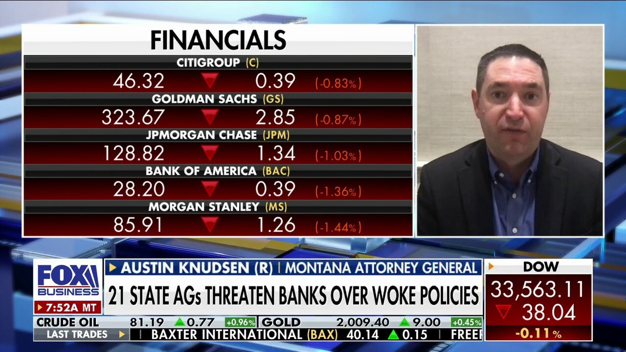 Montana AG Austin Knudsen leads the charge against 'woke policies' in big banks