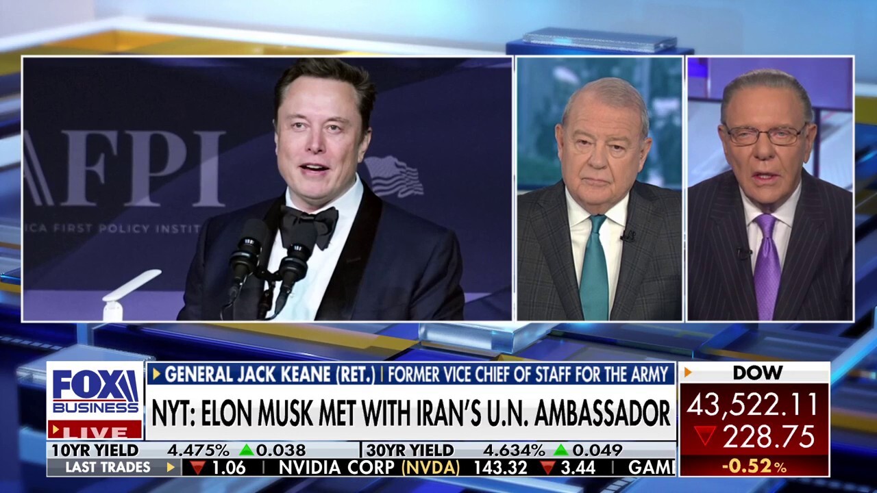 Trump is using Elon Musk to set the stage for Iranian peace talks: Gen. Jack Keane 