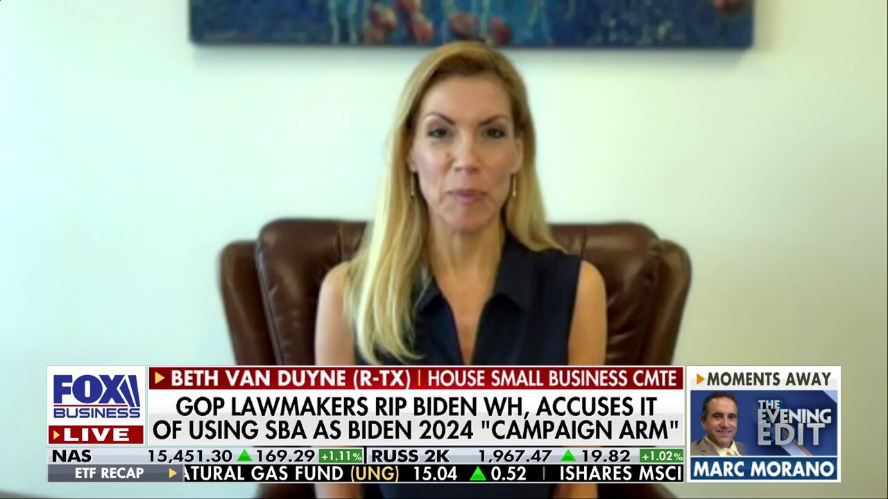 Biden admin is using taxpayer dollars to basically campaign: Rep. Van Duyne