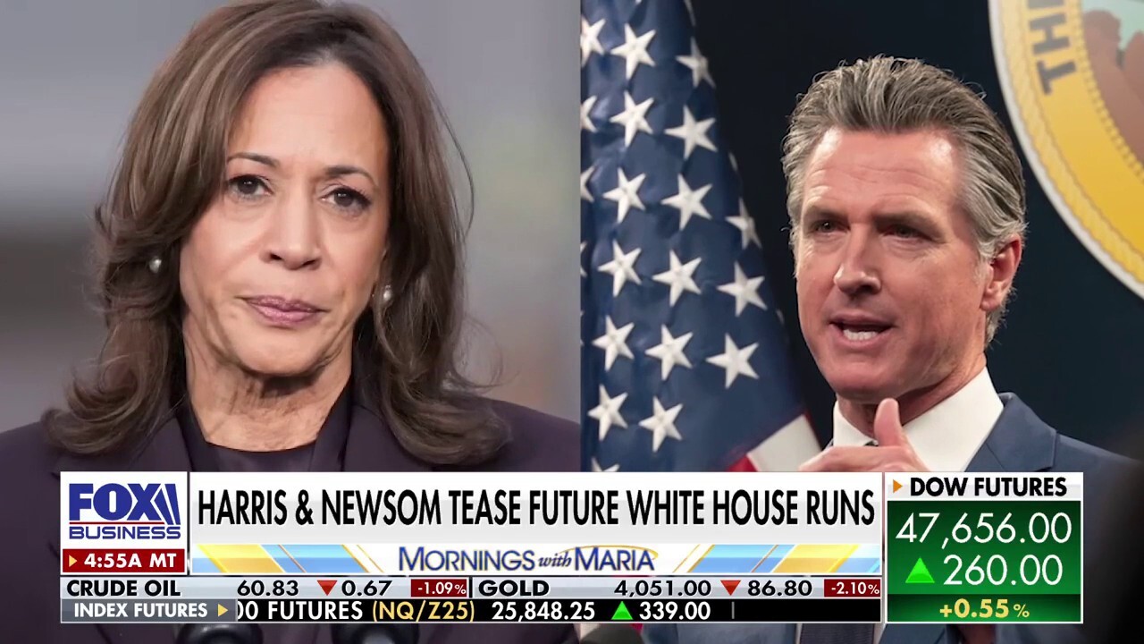 Liz Peek slams Harris, Newsom’s ‘terrible’ 2028 ambitions, warns of Democrats’ ‘shallow bench’