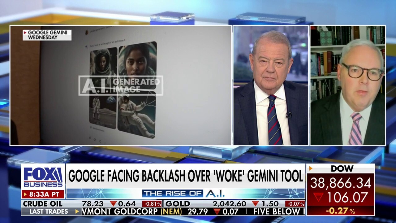 The Wall Street Journal editorial board member reacts to the backlash over Google's Gemini AI tool and slams Vice President Harris' new student voter program on 'Varney & Co.'