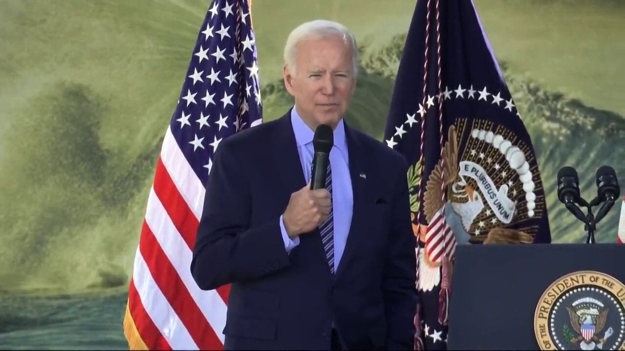 President Biden on Friday pledged in California to shut down coal plants all across the country in a move he says will save money and shift the U.S. to wind power.