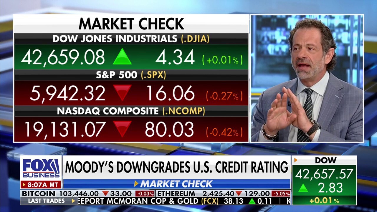 Circle Squared Alternative Investments founder Jeff Sica discusses what Moodys rating cut means for interest rates on Varney & Co.