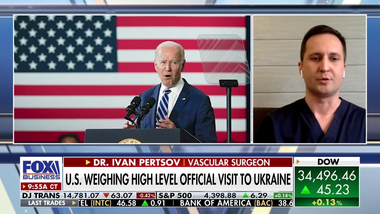 Biden visiting Ukraine is 'a good idea': Surgeon treating victims