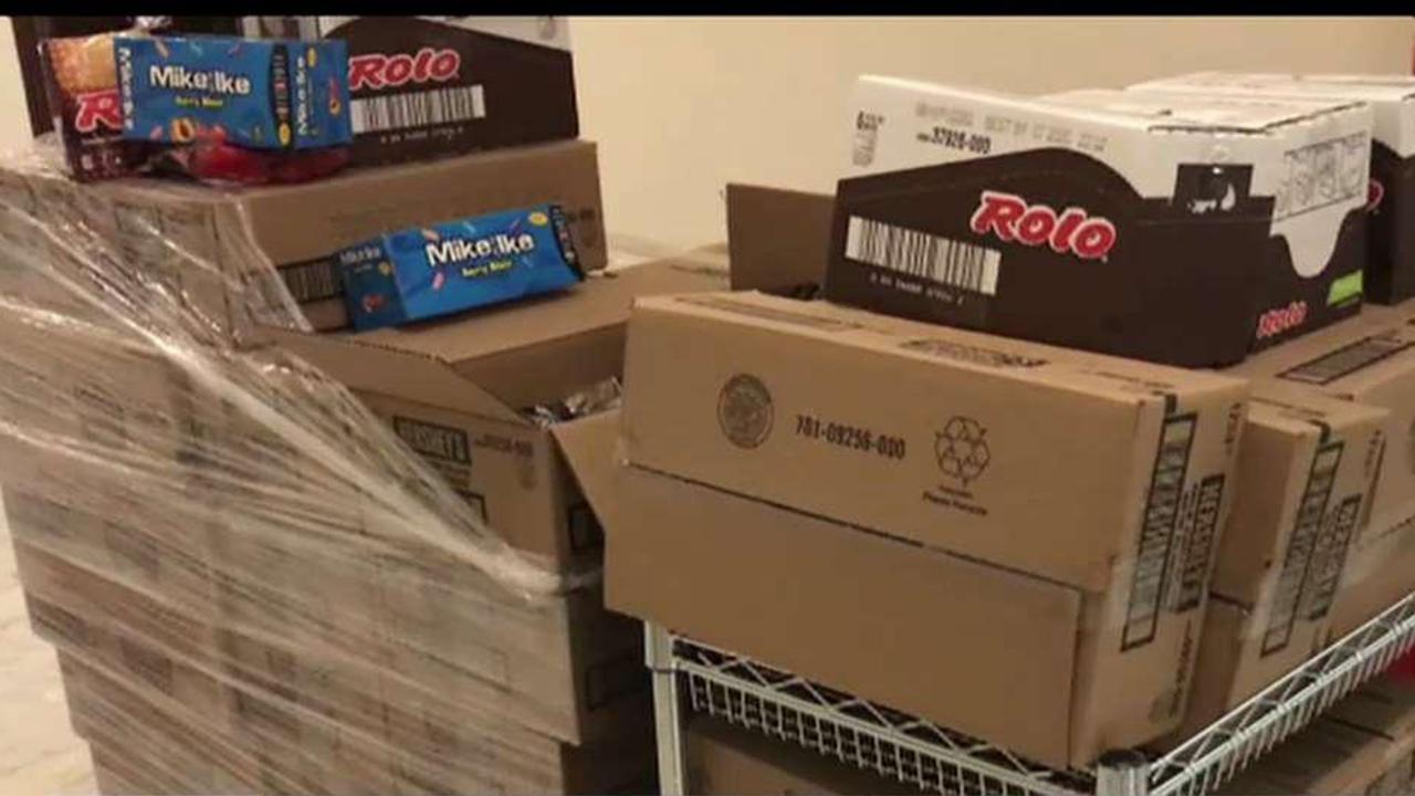 Senate receives Hershey's delivery of 700 lbs of candy to restock candy desk