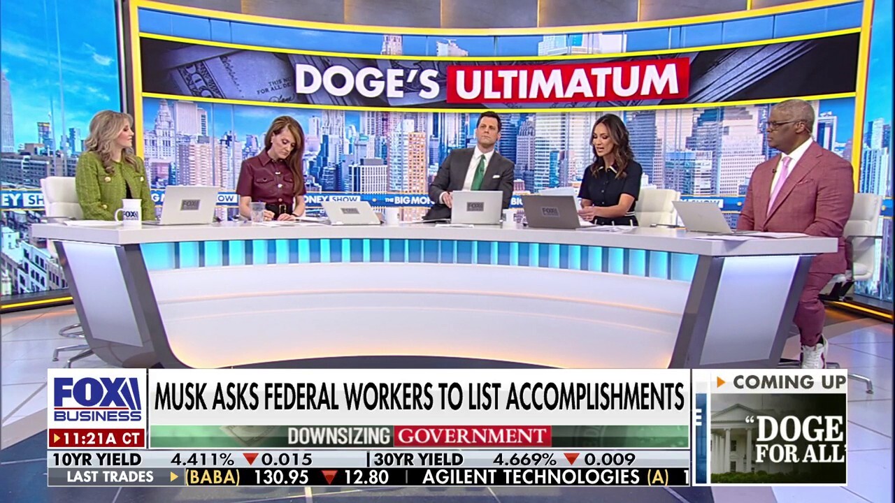 FOX Business' Charles Payne joins 'The Big Money Show' panel to talk downsizing government, controversial DOGE actions and Kamala Harris' recent on-stage appearance.