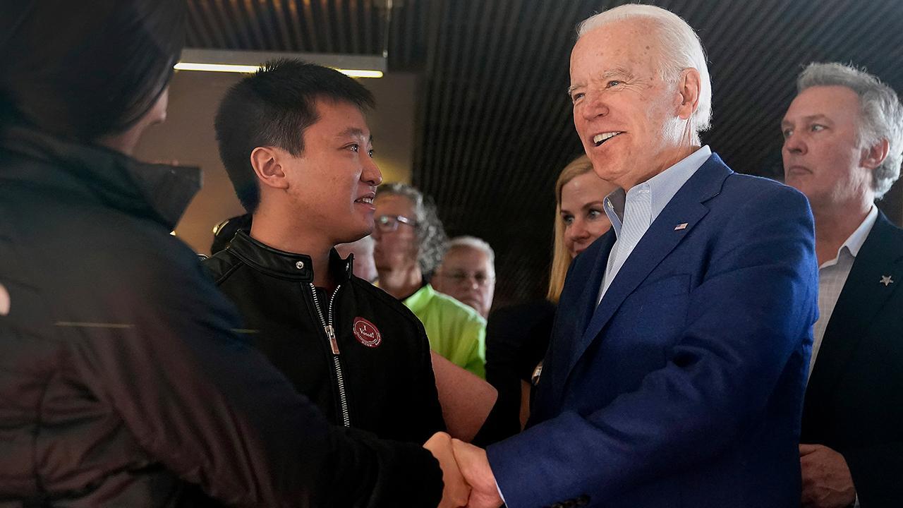 Biden promises cure for cancer, fighting the NRA, school funding