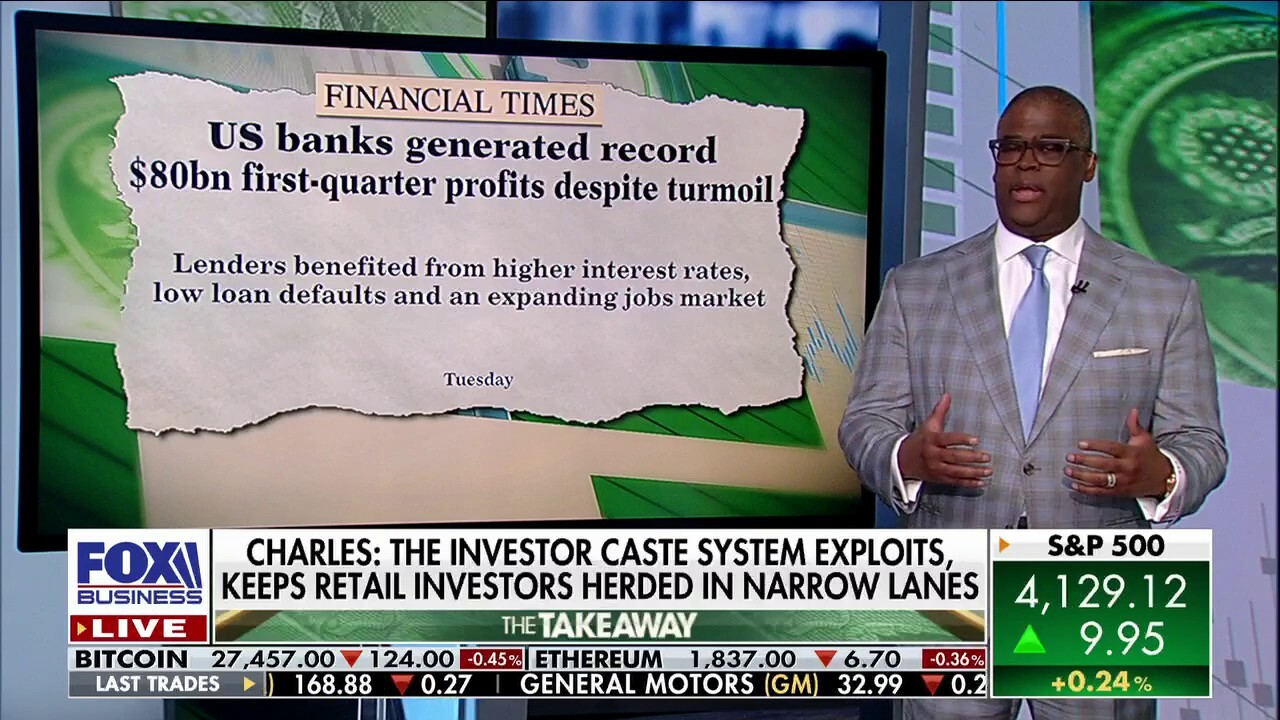  FOX Business host Charles Payne provides insight on the investor caste system on 'Making Money.'