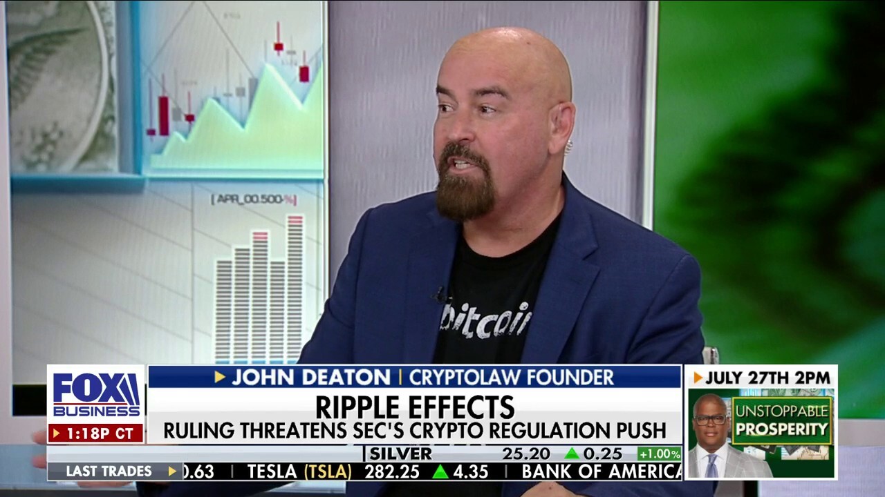 This is good news for Coinbase John Deaton Fox Business Video