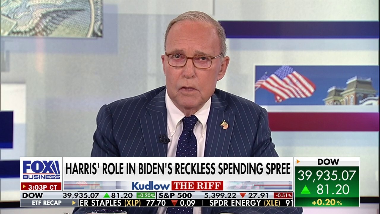 FOX Business host Larry Kudlow shreds Vice President Kamala Harris' economic agenda ahead of the 2024 election on 'Kudlow.'