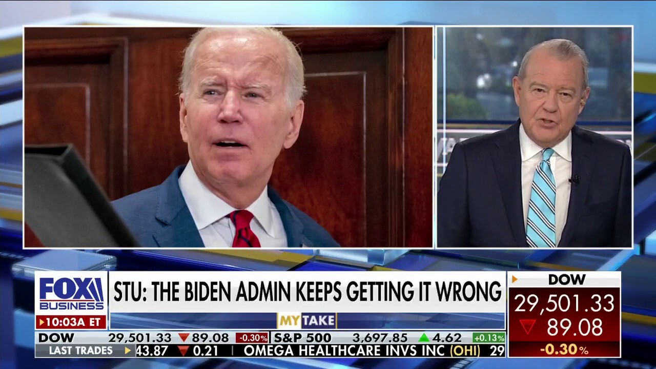 FOX Business host Stuart Varney argues the more the Biden administration and Democrats 'mess up,' 'divide' the country, the worse off Americans are.
