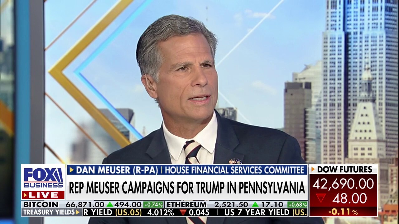 PA voters like Trump's 'honest approach,' and see Harris as 'a big phony': Rep. Dan Meuser