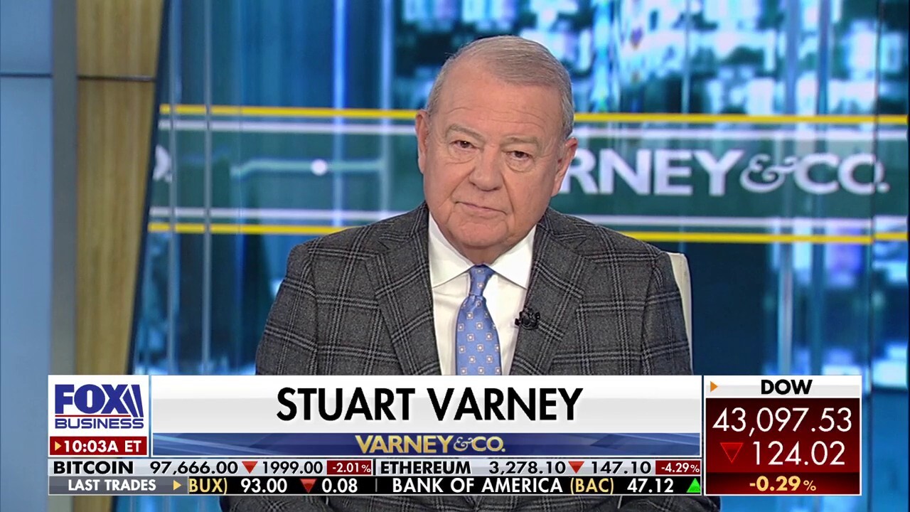 'Varney & Co.' host Stuart Varney discusses Biden's approval rating crumbling as he exits office. 