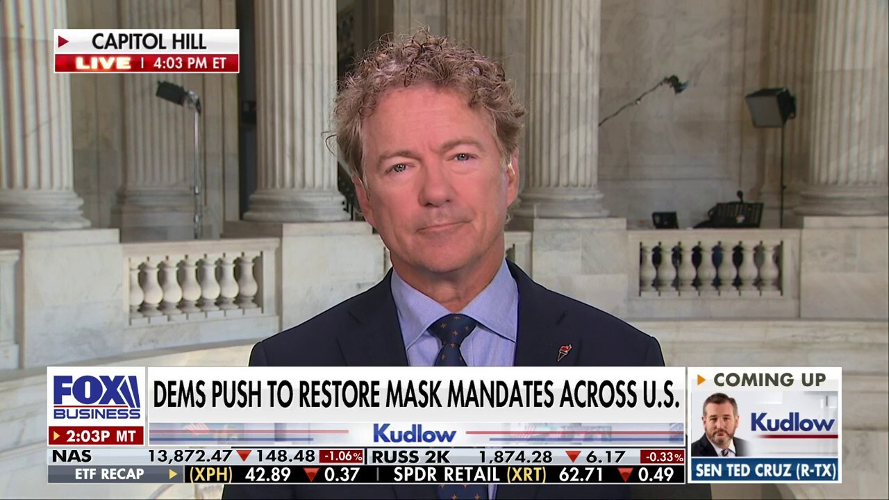 Rand Paul: Masks hurt children during the COVID-19 pandemic