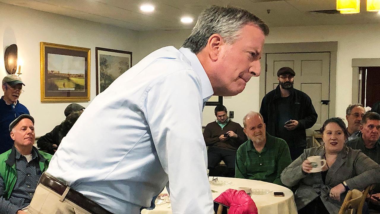 NYC Mayor Bill de Blasio's 2020 campaign is a 'help wanted' sign: Gasparino
