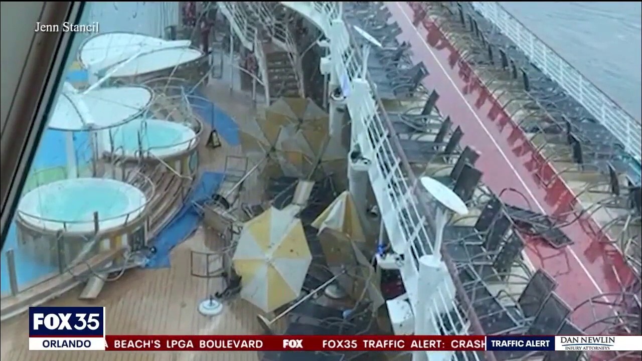 Royal Caribbean passengers speak with Fox 35 Orlando and recount the scary scene as a storm hit the Independence of the Seas cruise ship. 