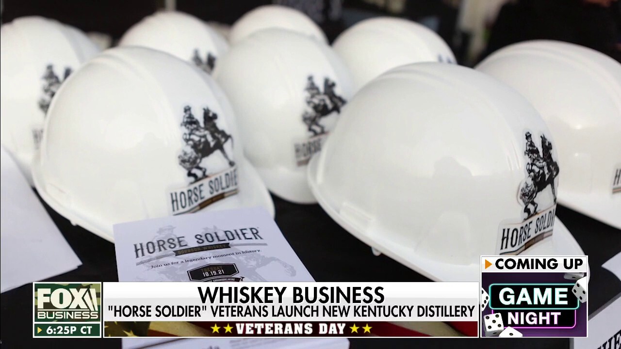 'This is the American dream': Veterans launch bourbon company