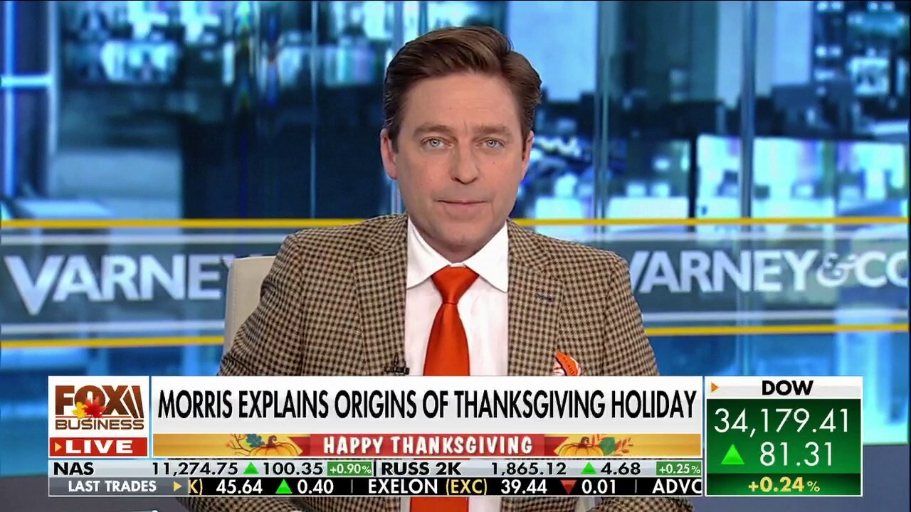 Theologian Jonathan Morris joins 'Varney & Co.' to discuss the origins of Thanksgiving as a national holiday and how gratitude is vital to success.