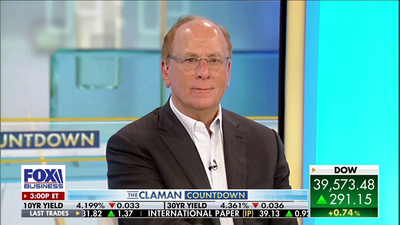 BlackRock Chairman and CEO Larry Fink gives his economic outlook on 'The Claman Countdown.'