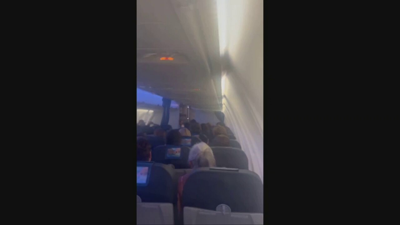  Passengers cry out as plane encounters severe turbulence during flight to Mallorca, reports say. (Credit: Instagram/@estelaorts)
