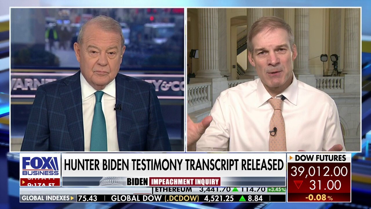 Rep. Jim Jordan says House committee looking to pursue televised Hunter Biden hearings