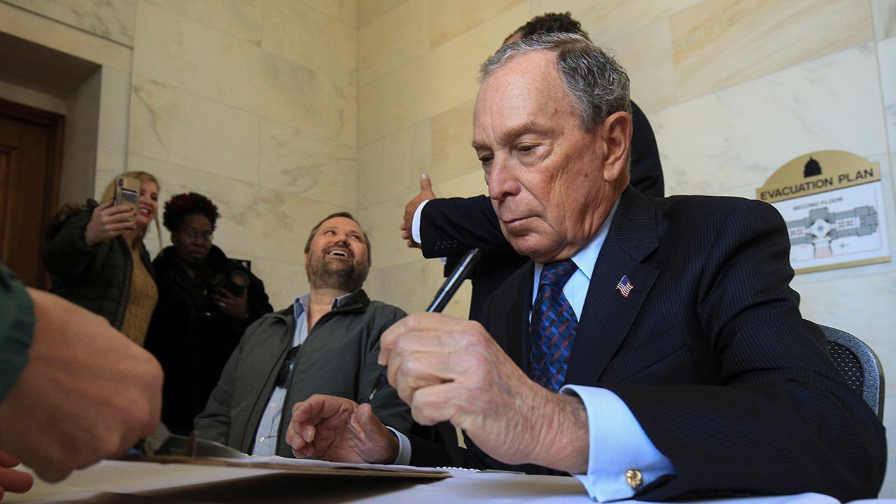 How will Wall Street react to Bloomberg officially filing for a 2020 presidential run? 
