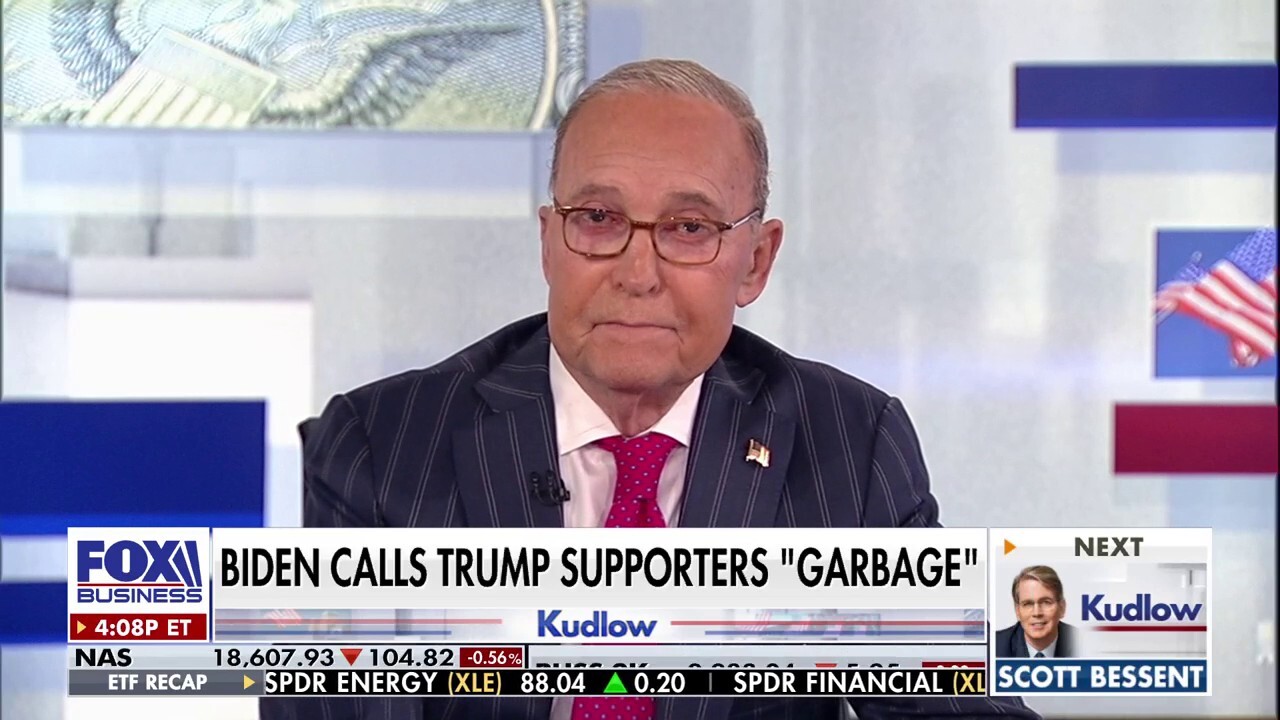 FOX Business host Larry Kudlow gives his take on Vice President Kamala Harris’ campaign speech at the Ellipse on ‘Kudlow.'