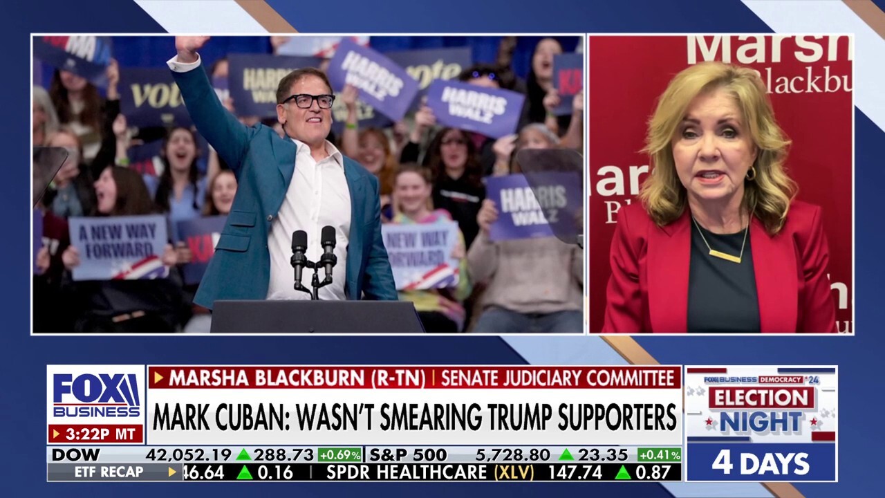 Sen. Blackburn slams Mark Cuban for smearing Trump supporters: The left can't even define a woman