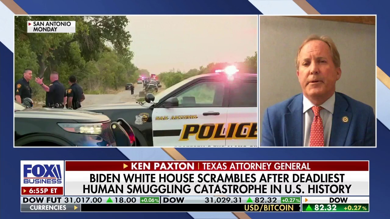 Texas AG blasts Biden's border policies after 'mass casualty' event at border