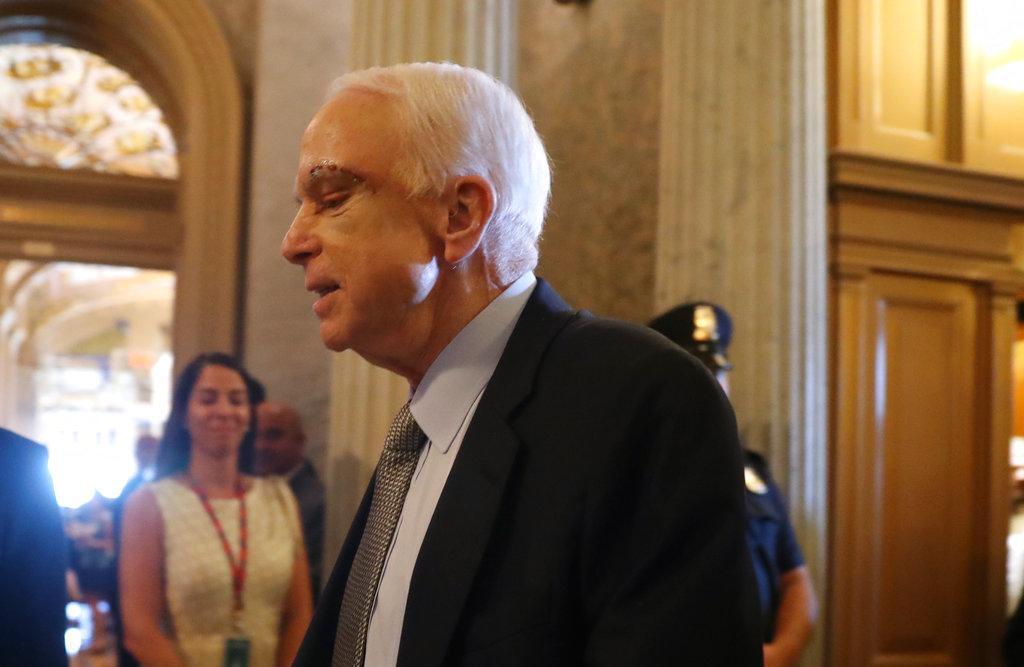 Sen. John McCain returns to cast health care vote