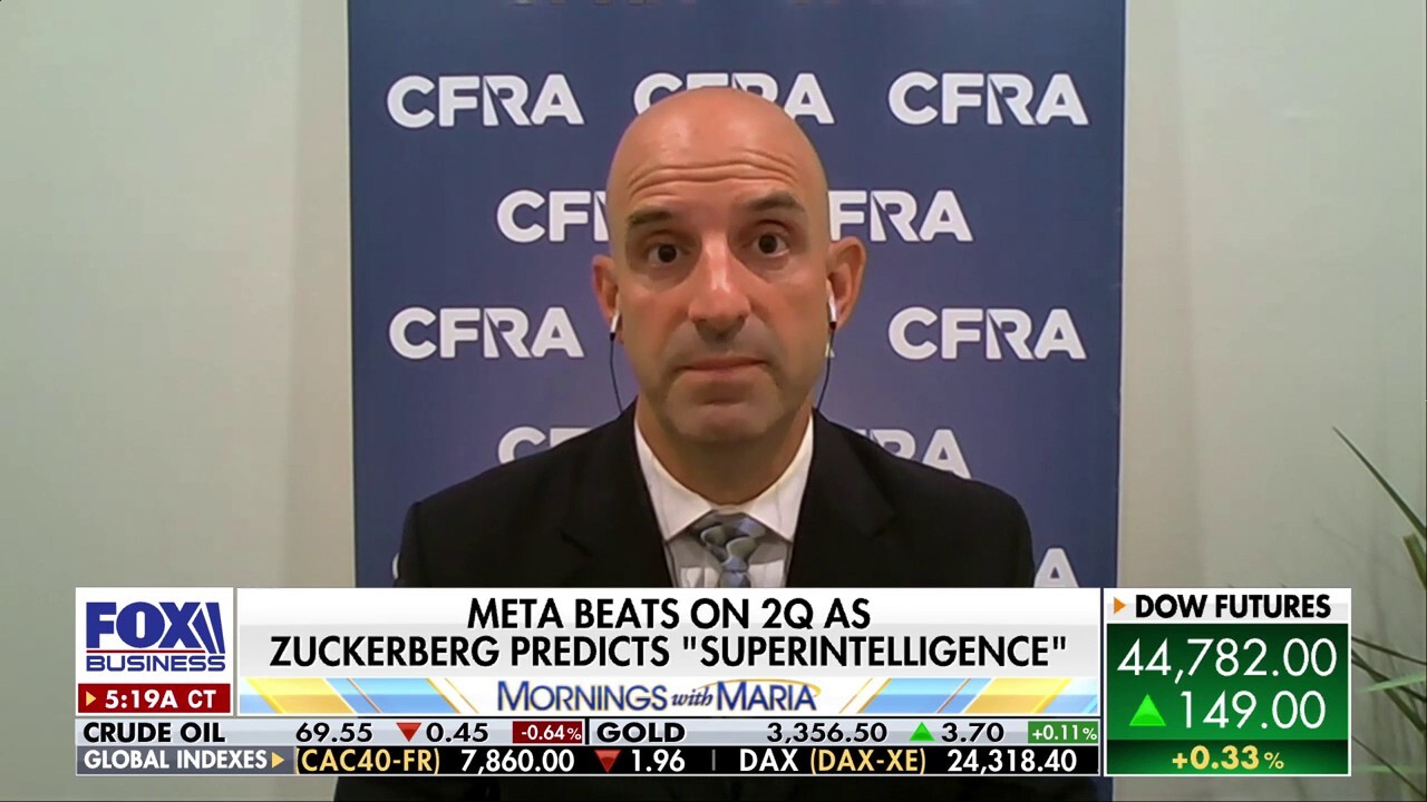 Angelo Zino, a CFRA Research senior equity analyst, discusses the performance of Microsoft, Meta and the overall tech sector in the markets, the Federal Reserve's rate decision and Q2 GDP growth.
