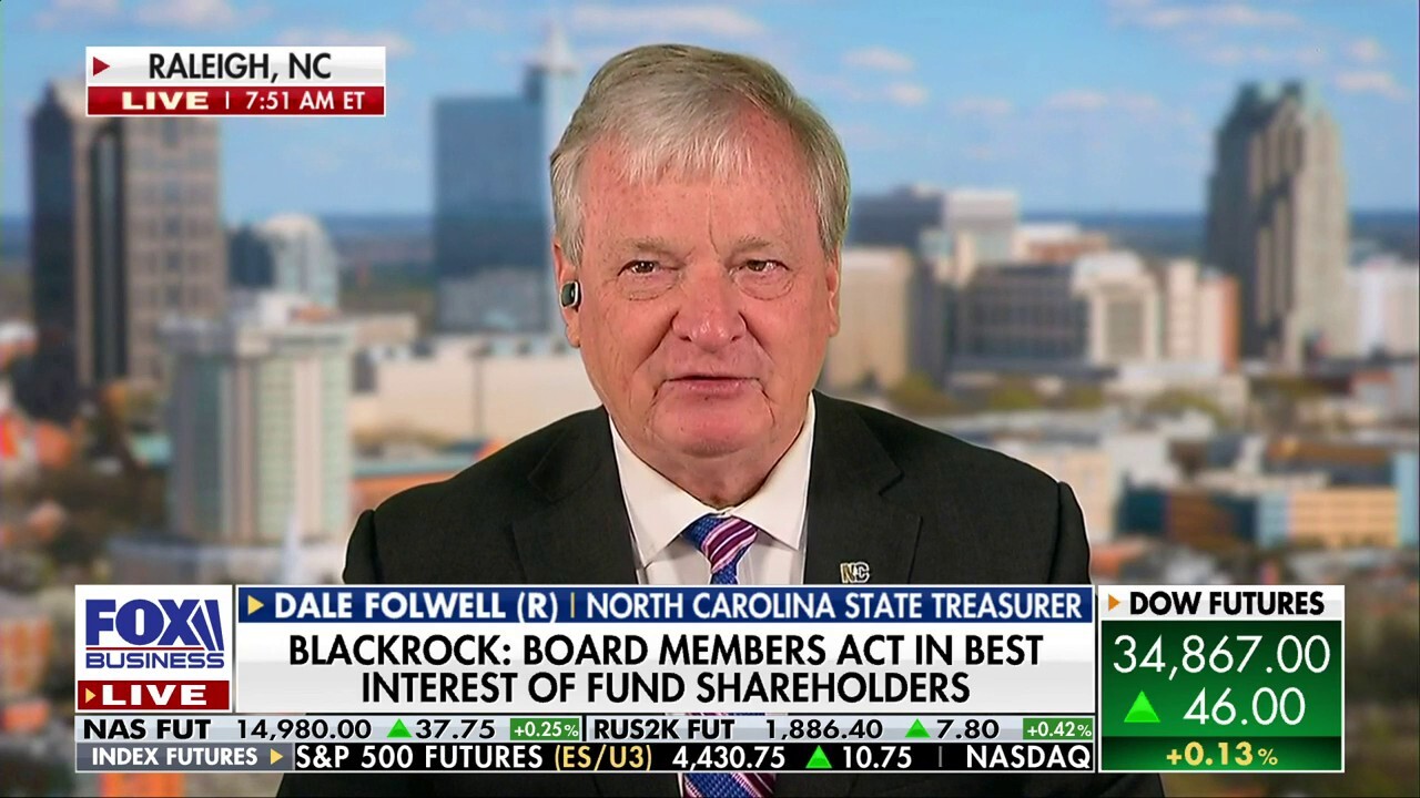 North Carolina Treasurer Dale Folwell joins ‘Mornings with Maria’ to discuss the GOP state treasurers’ ongoing investigation into BlackRock over the firm’s ESG investment choices.