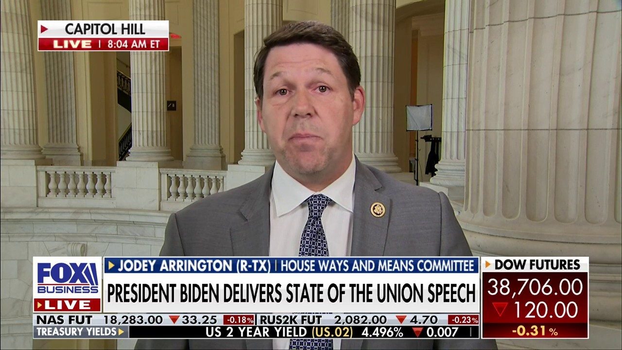 Biden's focus in State of the Union was 'lathering up the left': Rep. Jodey Arrington