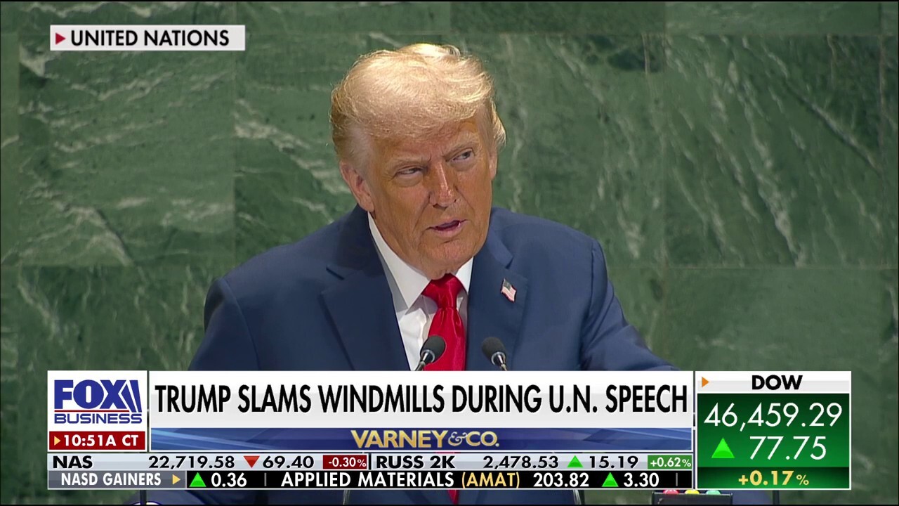 Trump sounds off on windmills in UN speech: 'They're a joke'