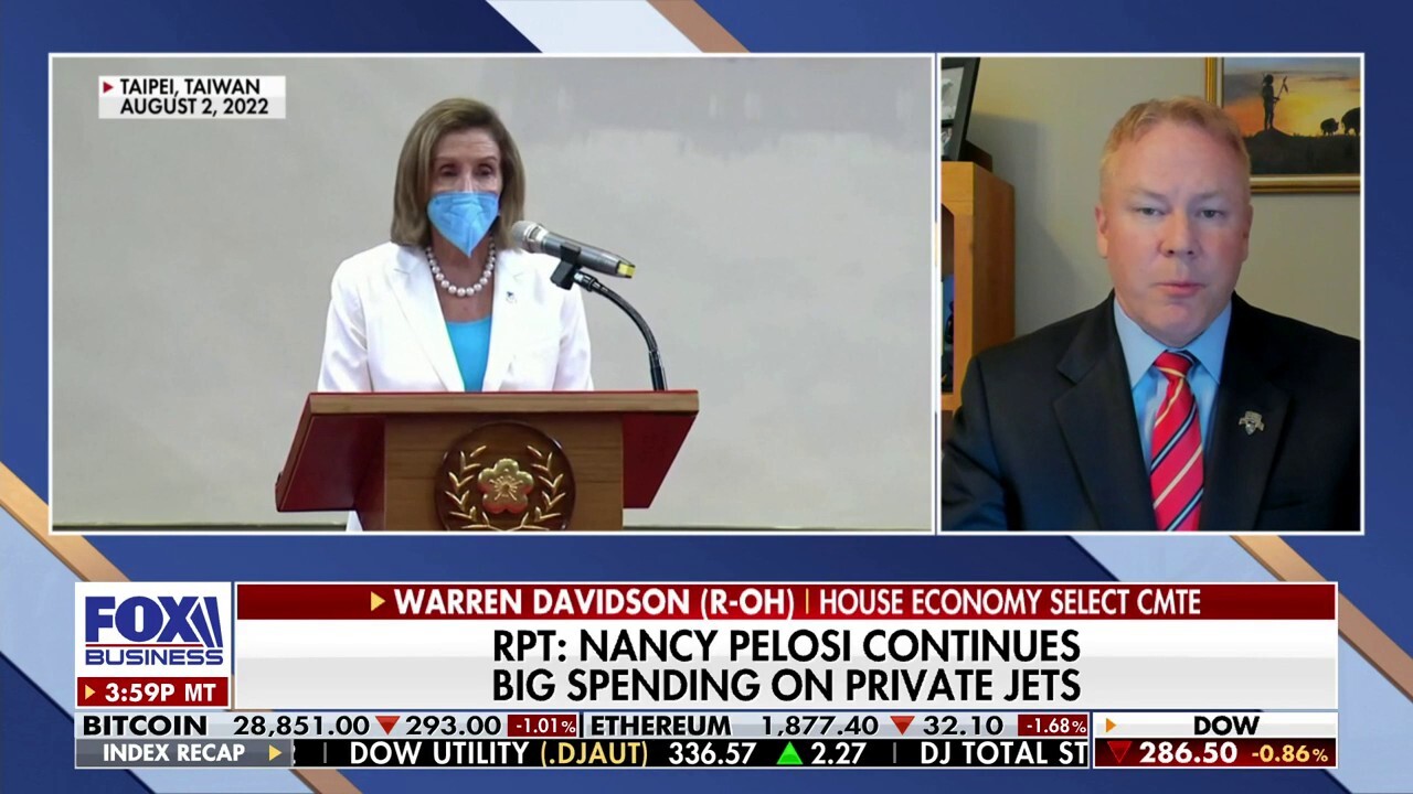 Rep. Warren Davidson rips Pelosi, Kerry over private jet use: 'Rules for thee and not for me'