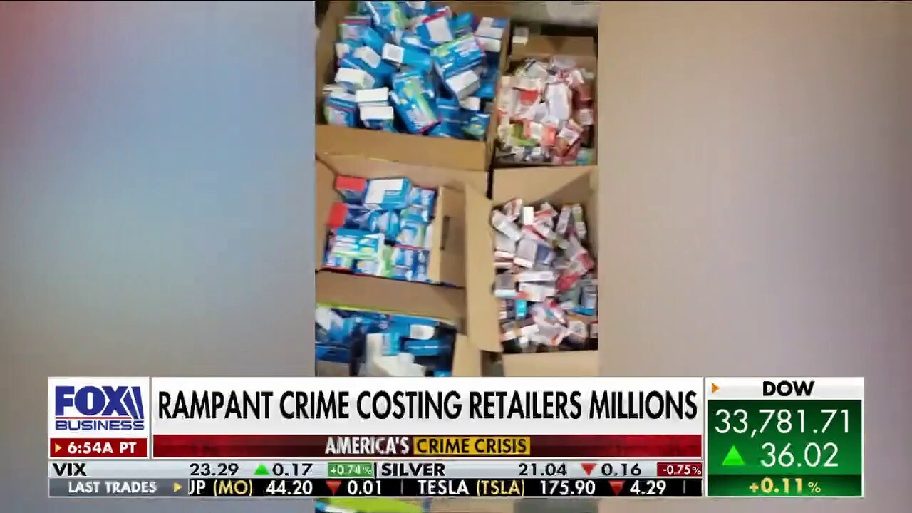 FOX Business' Jeff Flock reports from the Jackson Premium Outlets in Jackson, New Jersey, which fell victim to an organized retail crime operation.