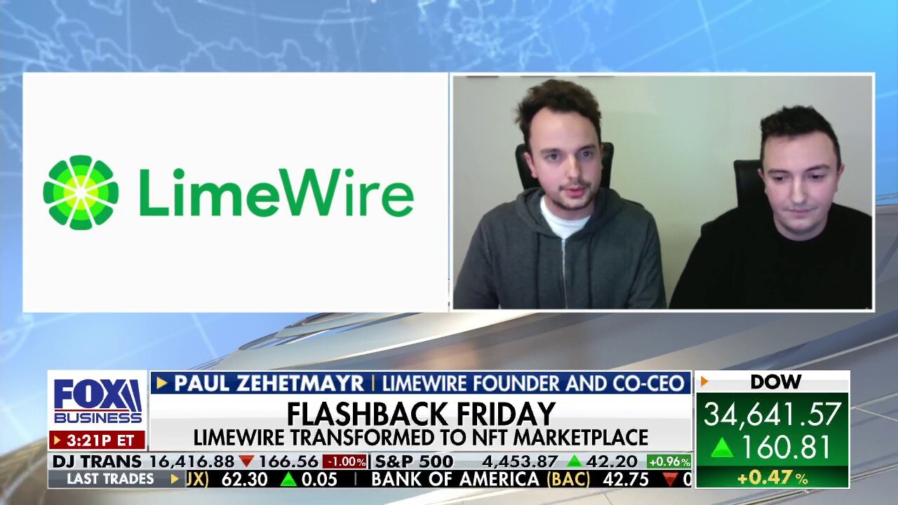 LimeWire CEOs Paul and Julian Zehetmayr discuss the company transforming to an NFT marketplace.