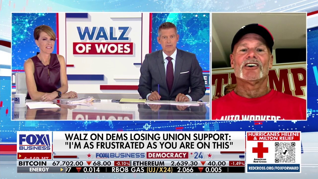 Auto Workers for Trump 2024 founder Brian Pannebecker tells 'The Bottom Line' about the mounting support for former President Trump among union members and how the GOP has gained ground among the voting group since the Reagan administration.