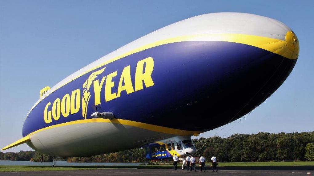 Airbnb offers college fans sleepover in Goodyear Blimp
