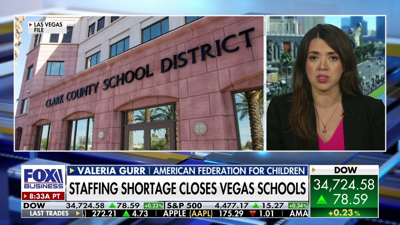 American Federation for Children senior fellow Valeria Gurr discusses Nevada's teacher shortage on 'Varney & Co.'