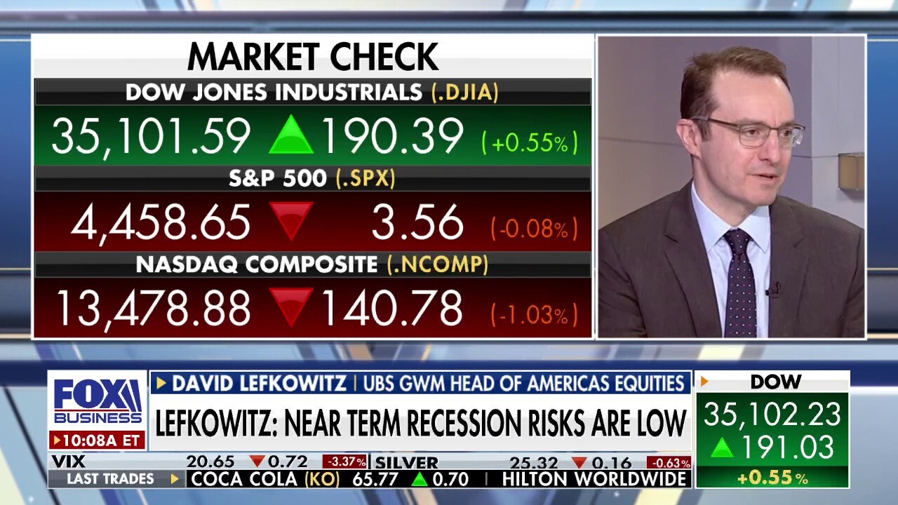 UBS GWM Head of Americas Equities David Lefkowitz discusses the possibility of a recession.