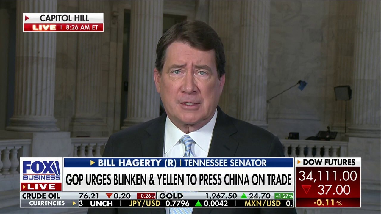 Sen. Bill Hagerty on Blinken's China visit: US 'needs to be speaking from a position of strength'