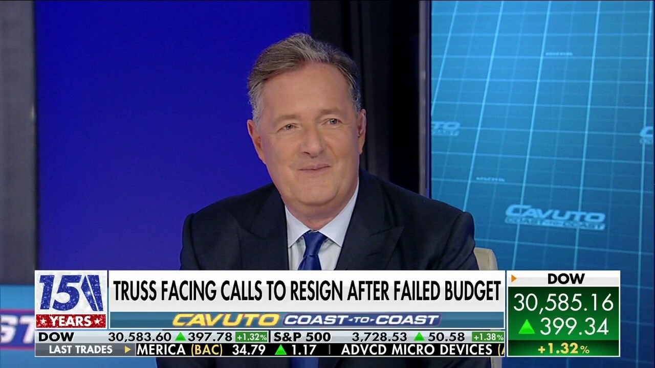 'Piers Morgan Uncensored' host Piers Morgan says Prime Minister Liz Truss' budget and proposed tax cuts 'freaked the markets out,' and won't last 'the week.'