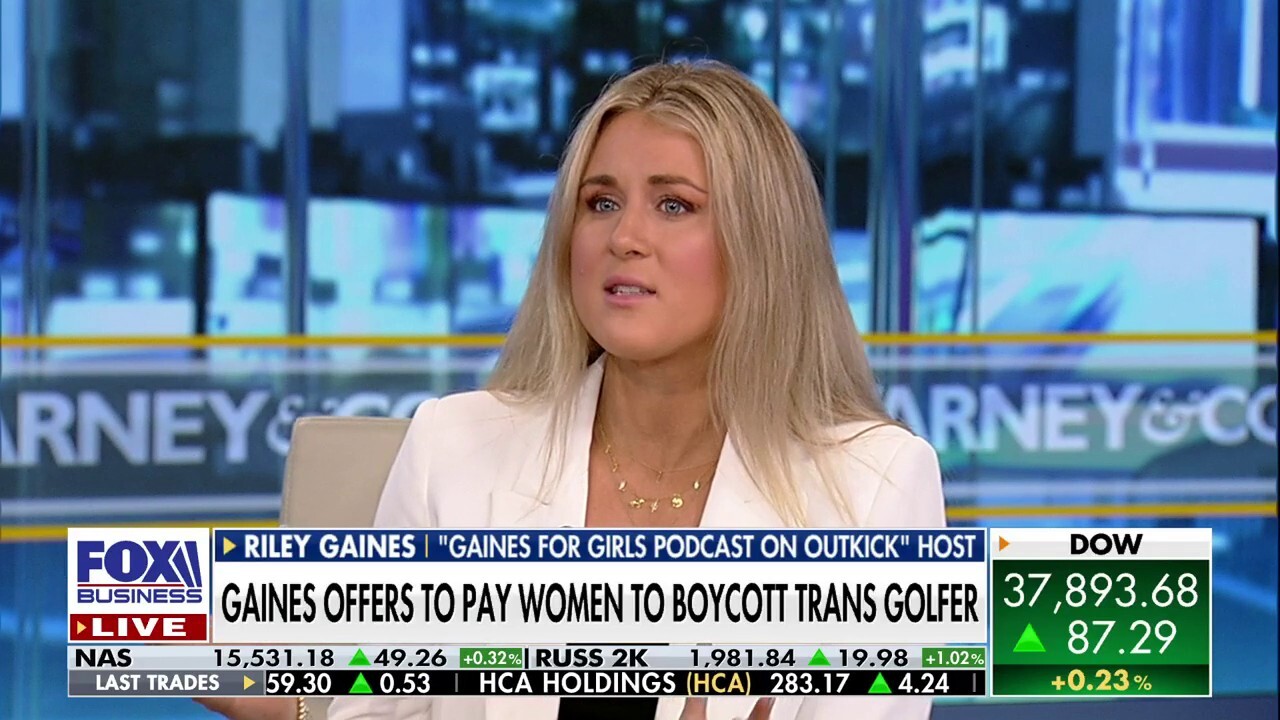 Riley Gaines: 'I will happily pay' forfeit fee for golf players who boycott transgender player